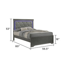 Load image into Gallery viewer, Blaze - Bed With LED Headboard
