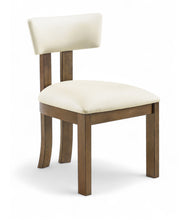 Load image into Gallery viewer, Lavrin - Vegan Leather Upholstered Dining Side Chair (Set of 2) - Walnut Base
