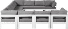 Load image into Gallery viewer, Nizuc - Outdoor Patio 11 Piece Modular Sectional With White Frame

