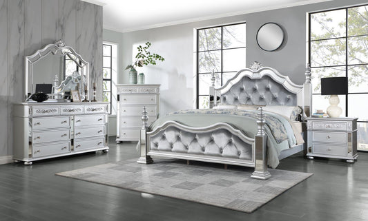 B052 - Mirror - Shimmer Silver
