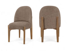 Load image into Gallery viewer, Torino - Upholstered Dining Chair With Brushed Brown Base (Set of 2)
