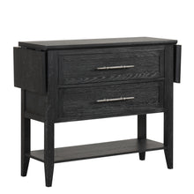 Load image into Gallery viewer, Sable Crest - Drop Leaf Server - Black
