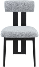 Load image into Gallery viewer, Dario - Boucle Dining Chair With Black Frame (Set of 2)
