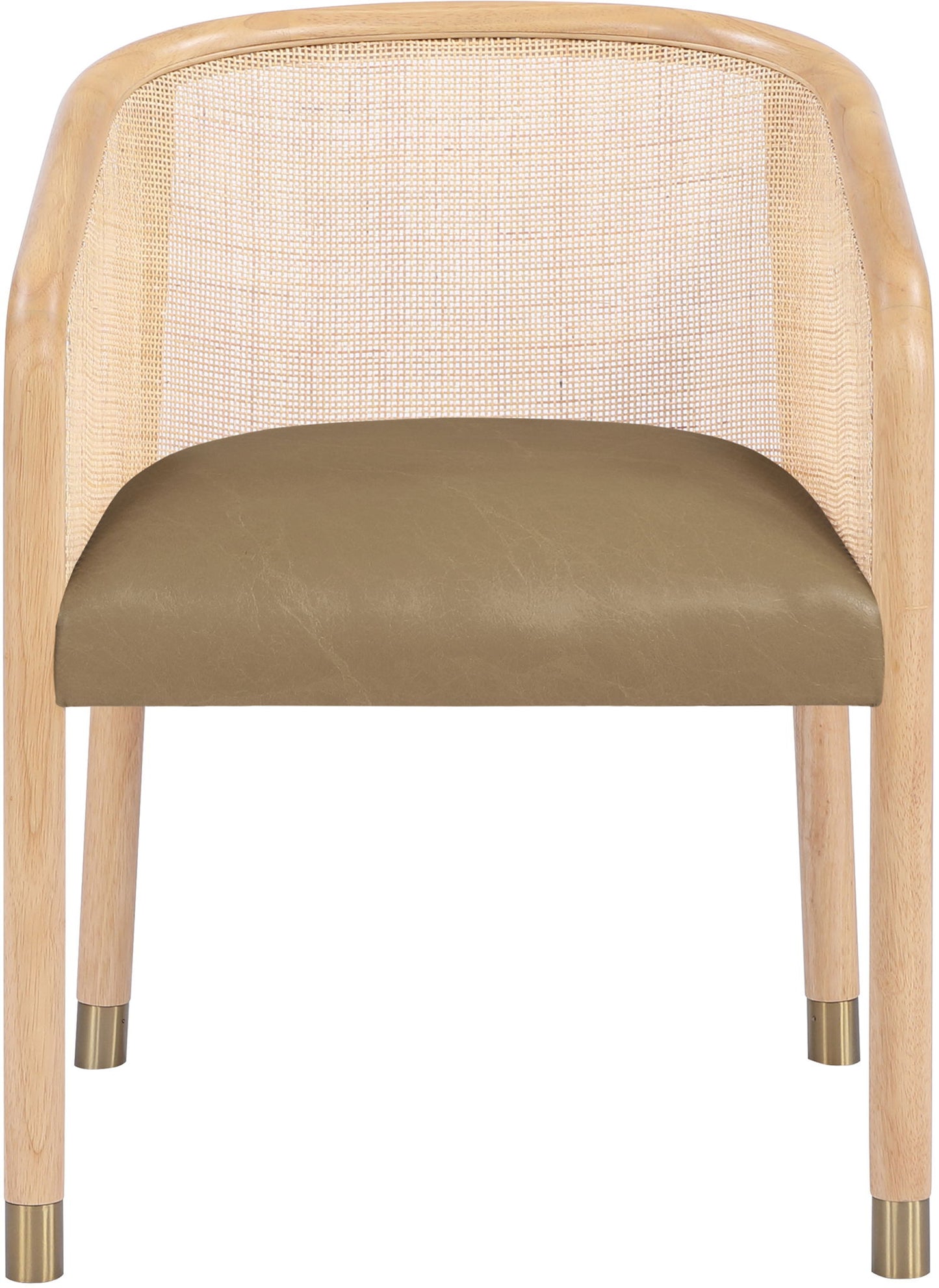 Sylvan - Vegan Leather Dining Chair (Set of 2) - Natural Frame