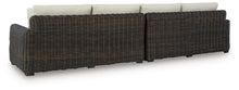 Load image into Gallery viewer, Kimora - Raf/Laf Loveseat With Cushion (Set of 2) - Beige / Dark Brown
