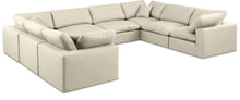 Load image into Gallery viewer, Comfy - 8 Piece Faux Leather Modular Sectional
