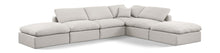 Load image into Gallery viewer, Indulge - Linen 6 Piece Modular Armless Sectional
