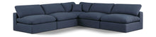 Load image into Gallery viewer, Comfy - 5 Piece Linen Modular Corner Armless Sectional
