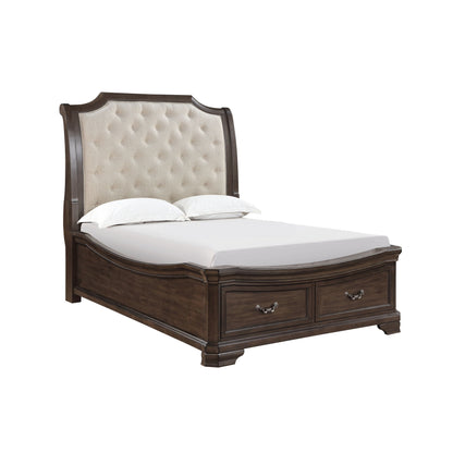 Lyndhurst - 5/0 Queen Sorage Footboard & Slats - Walnut