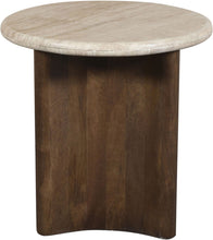 Load image into Gallery viewer, Pietra - Travertine And Mango Wood Table
