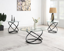 Load image into Gallery viewer, T305 - Table Set (Set of 3) - Black
