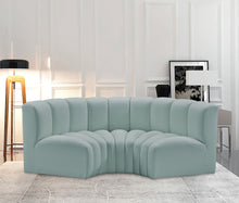 Load image into Gallery viewer, Arc - Faux Leather 3 Piece Modular U-Shaped Sofa
