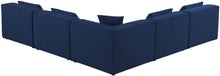 Load image into Gallery viewer, Cube - Linen 5 Piece Modular Corner Armless Sectional
