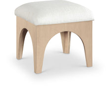 Load image into Gallery viewer, Lawson - Chenille Fabric Ottoman - Natural Base
