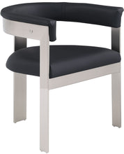 Load image into Gallery viewer, Romeo - Faux Leather Dining Chair With Silver Base (Set of 2)

