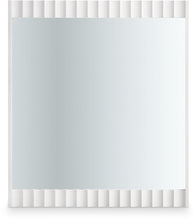 Load image into Gallery viewer, Modernist - Mirror With Stainless Steel Base - White
