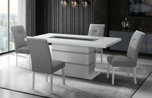 Load image into Gallery viewer, Monaco - 5 Piece Dining Room Set (Dining Table And Four Dining Chairs) - Light Gray / White
