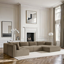 Load image into Gallery viewer, Shaggy - Fabric 5 Piece Modular U-Shaped Sectional
