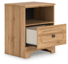 Load image into Gallery viewer, Aleaport - One Drawer Night Stand - Warm Brown
