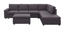 Load image into Gallery viewer, Cassia - 7 Seat Reversible Modular Sectional Sofa With Ottoman
