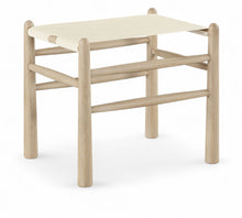 Load image into Gallery viewer, Santos - Faux Leather Upholstered Bench - Natural Frame
