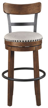 Load image into Gallery viewer, Valebeck - Tall Upholstered Swivel Barstool
