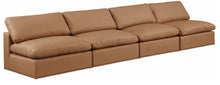 Load image into Gallery viewer, Comfy - Faux Leather Modular Armless Sofa 4 Seats
