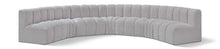 Load image into Gallery viewer, Arc - Boucle Fabric 7 Piece U-Shaped Modular Sofa
