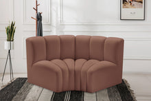 Load image into Gallery viewer, Arc - Faux Leather 2 Piece Modular Sofa

