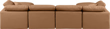 Load image into Gallery viewer, Indulge - Faux Leather 6 Piece Modular Double Chaise Sectional
