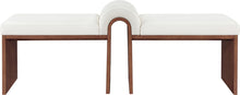 Load image into Gallery viewer, Delphine - Bench - Walnut Base
