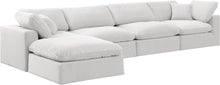 Load image into Gallery viewer, Comfy - 5 Piece Velvet Modular Sectional With Chaise
