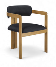 Load image into Gallery viewer, Aurum - Vegan Leather Upholstered Dining Chair With Brushed Brass Base (Set of 2)
