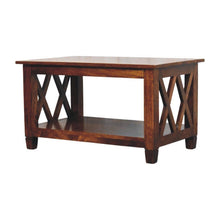 Load image into Gallery viewer, Belmont - X Frame Coffee Table - Brown
