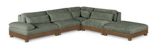 Load image into Gallery viewer, Turin - Chenille Fabric Upholstered Modular Sectional - Green
