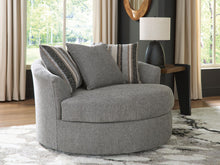 Load image into Gallery viewer, Creston Heights - Oversized Swivel Accent Chair - Smolder

