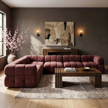 Load image into Gallery viewer, Orin - L-Shaped Velvet 6 Piece Modular Sectional
