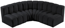 Load image into Gallery viewer, Arc - Velvet 4 Piece Corner Modular Sofa
