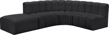 Load image into Gallery viewer, Arc - Faux Leather 5 Piece Corner Modular Sofa
