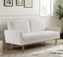 Load image into Gallery viewer, Sofa, European Style With Sleek Design, Modern &amp; Vintage Flair, Upholstered 3 Seater Couch
