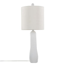 Load image into Gallery viewer, Pearl - Contemporary Table Lamp (Set of 2) - Matte White / Natural Shell
