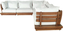 Load image into Gallery viewer, Mirella - 5 Piece Water Resistant Fabric Upholstered Outdoor Patio Modular Sectional

