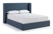 Load image into Gallery viewer, Kendall - Linen Textured Fabric Upholstered Bed
