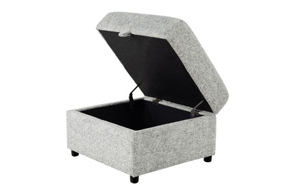 U9401 - Ottoman With Storage - Nickel