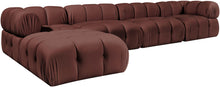 Load image into Gallery viewer, Orin - Fabric Velvet 5 Piece Modular Sectional
