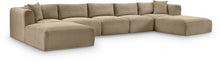 Load image into Gallery viewer, Shaggy - Fabric 7 Piece Modular Sectional With 2 Ottomans
