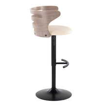 Load image into Gallery viewer, Cosi - Mid Century Modern Adjustable Barstool, Swivel With Rounded T Footrest (Set of 2)
