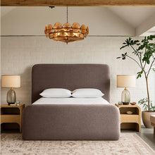 Load image into Gallery viewer, Fira - Linen Textured Fabric Upholstered Bed
