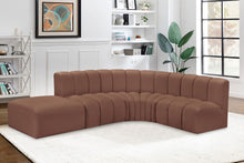 Load image into Gallery viewer, Arc - Faux Leather 5 Piece Corner Modular Sofa
