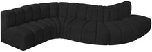 Load image into Gallery viewer, Arc - Boucle Fabric 6 Piece Curved Modular Sofa
